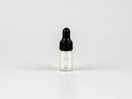 Pipettenflasche, 3ml, schwarz