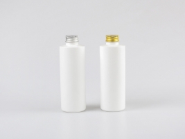 Flasche "Tara" 200ml, matt-weiss, mit Aludeckel
